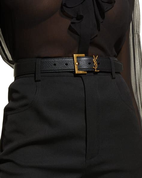 belt ysl women|YSL belt women's outfit.